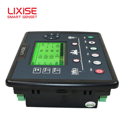 LIXiSE LXC6120NC-CAN AMF Genset Controller CAN J1939 RS485 240\*128 Mono LCD Multi-Language