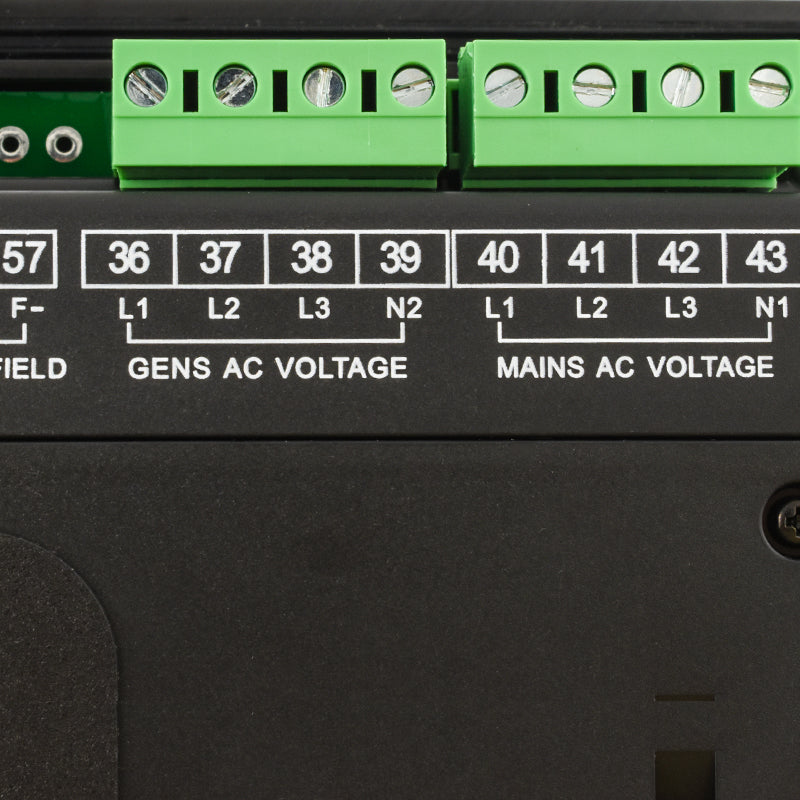 LIXiSE LXC6120N LCD Genset Controller | Black Box Record, Wide Temperature Display, Plug-and-Play USB