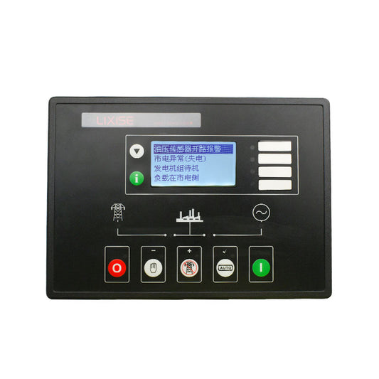 LIXiSE LXC6320 LCD Screen Genset Controller | 32-bit ARM Chip, MODBUS Three-Remote, SMS Alarm, Multi-Industry Use