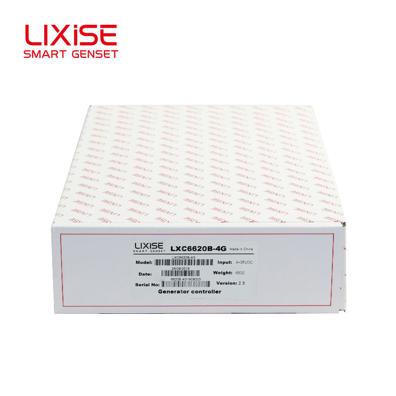 LIXiSE LXC6620B-4G 4G Cloud AMF Controller | Built-In 4G Remote Monitor, Multi-Unit Cloud Management, 18s Black Box Fault Playback, Multi-Language LCD