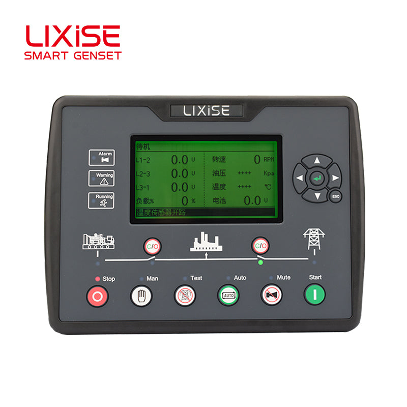 LIXiSE LXC6620B-4G 4G Cloud AMF Controller | Built-In 4G Remote Monitor, Multi-Unit Cloud Management, 18s Black Box Fault Playback, Multi-Language LCD