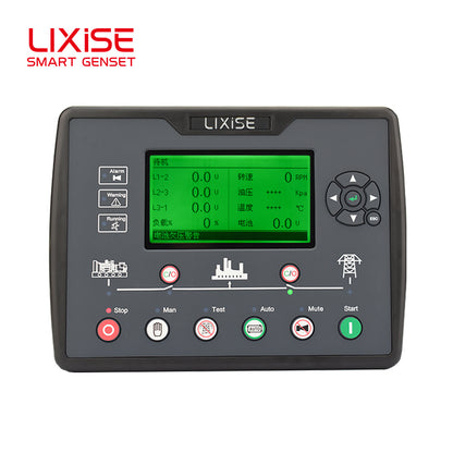 LIXiSE LXC6620B-4G 4G Cloud AMF Controller | Built-In 4G Remote Monitor, Multi-Unit Cloud Management, 18s Black Box Fault Playback, Multi-Language LCD