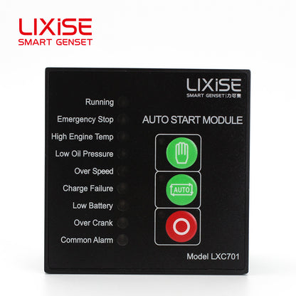 LIXiSE LXC701 Generator Auto Control Panel 8-35VDC Wide Voltage Replacement For DSE501K