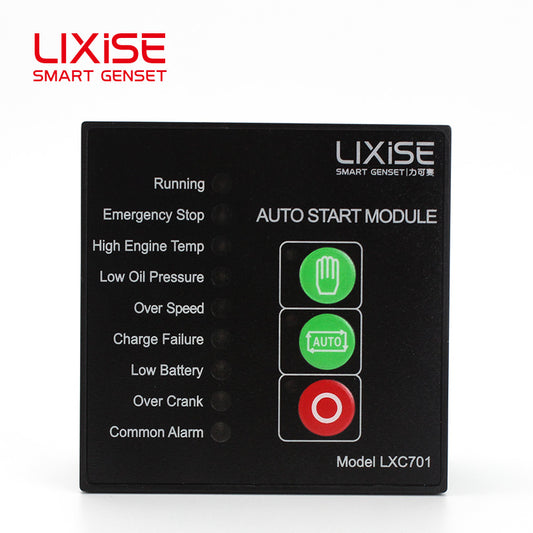 LIXiSE LXC701 Generator Auto Control Panel 8-35VDC Wide Voltage Replacement For DSE501K