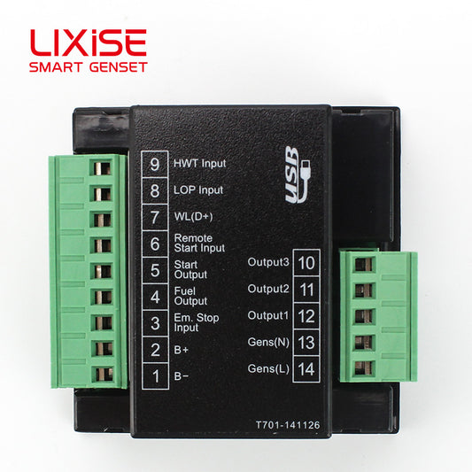 LIXiSE LXC701 Generator Auto Control Panel 8-35VDC Wide Voltage Replacement For DSE501K