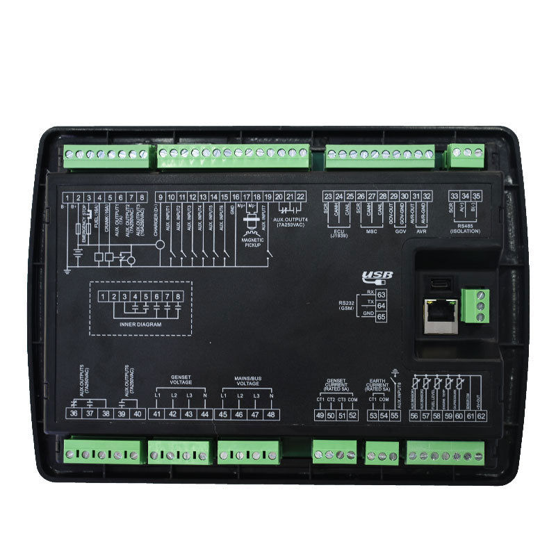 LXC9520 Mains Parallel Generator Controller | LIXISE Genset Control Panel