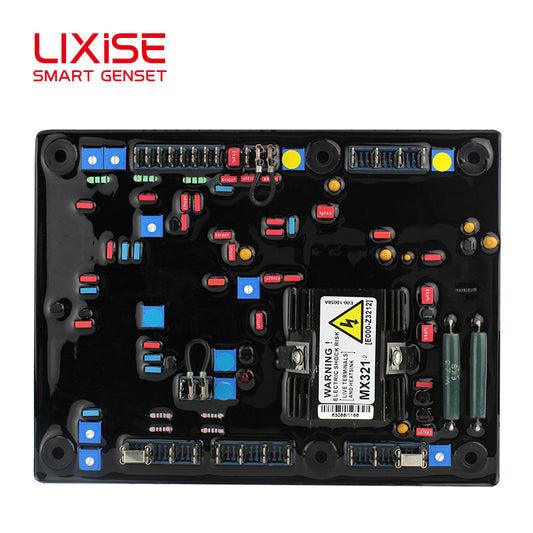 LIXiSE MX321-Red | Replacement AVR For Newage MX321 & Onan 305-0823 | Three Phase Induction PMG Generator Voltage Regulator Manufacturer