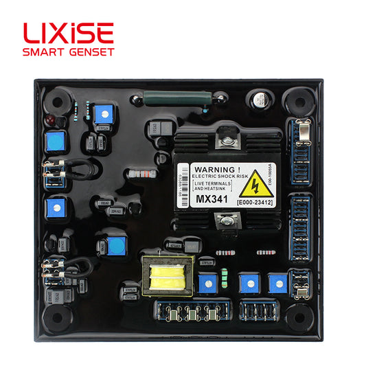LIXiSE MX341-Gray Two Phase Induction AVR | PMG Brushless Generator Voltage Regulator Manufacturer