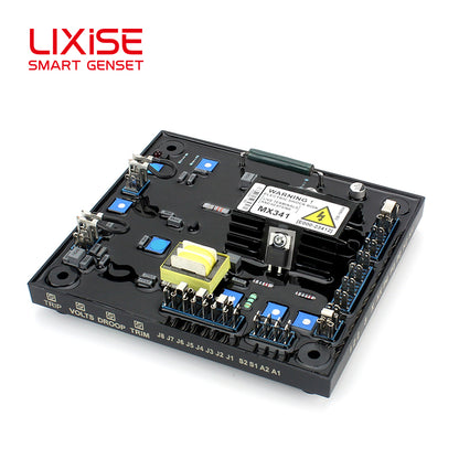 LIXiSE MX341-Gray Two Phase Induction AVR | PMG Brushless Generator Voltage Regulator Manufacturer