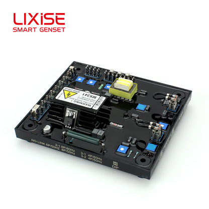 LIXiSE MX341-Gray Two Phase Induction AVR | PMG Brushless Generator Voltage Regulator Manufacturer