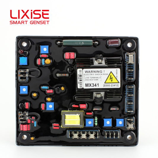 LIXiSE MX341-Red Automatic Voltage Regulator | Two Phase Induction Type | Replace Series 3 Generator AVR Manufacturer