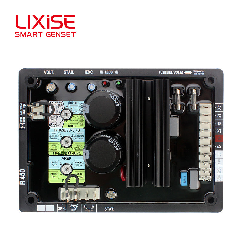 LIXiSE R450 Automatic Voltage Regulator AVR | Single & Three Phase Sensing With LAM Load Acceptance Module