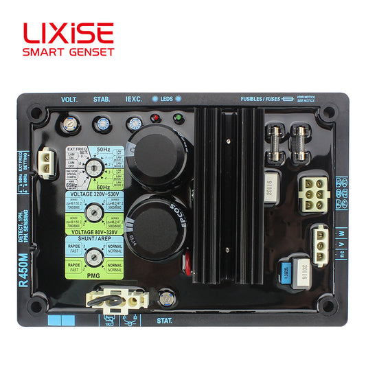 LIXiSE R450M Generator AVR | Single & Three Phase Sensing Voltage Regulator For PMG/AREP Excitation Manufacturer