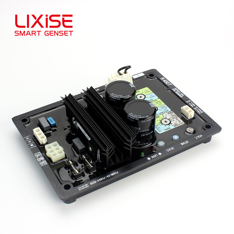 LIXiSE R450T Compact High Performance 3 Phase Sensing Generator AVR Factory With Built-In LAM Load Acceptance Module