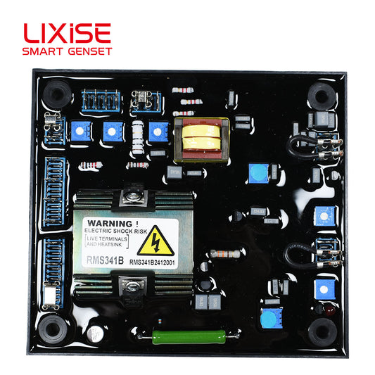 LIXiSE RMS341B Digital AVR | 360-450V Sensing For Non-Center Tap Alternators With Soft Start | Generator Parts Factory