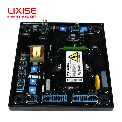 LIXiSE RMS440B Digital AVR | 360-450V Sensing For Non-Center Tap Brushless Alternators | Generator Parts Factory